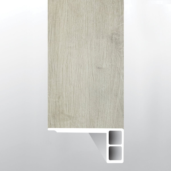 Ackland 0.75 in. T x 94 in. L x 2.75 in. W Easton Luxury Vinyl Flooring Trim Flush Stair Nose Eased Edge AKVTVEAST-FSN-EE - main